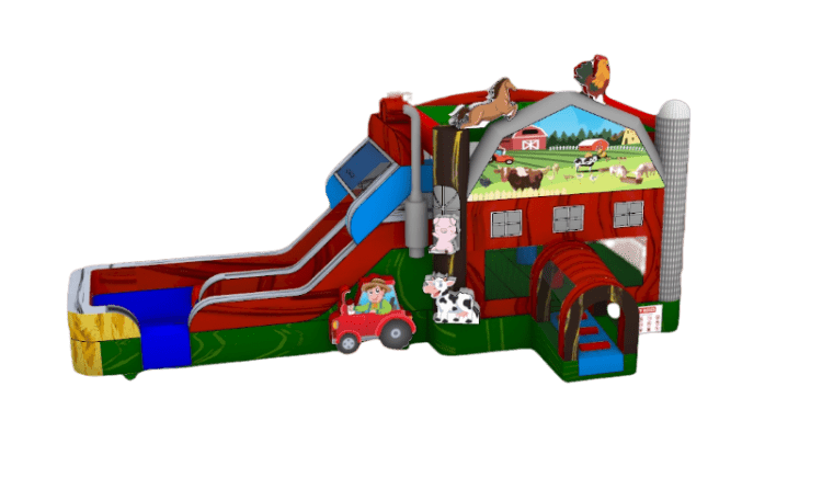 26ft Farm Yard Water Slide