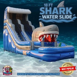 18ft Shark Water Slide