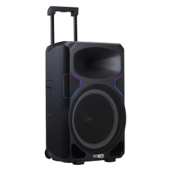 IMT8400 BLK STK 1 6 1767579206 15" LED Party Speaker with Microphone and stand