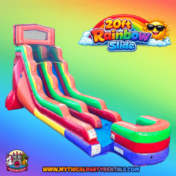 20ft Rainbow Slide Wet/Dry