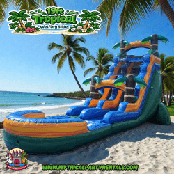 19ft Tropical Water Slide