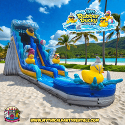 19ft Rubber Ducky Water Slide Single Lane