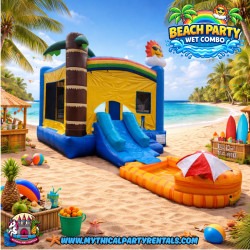 Beach Party Single Lane Wet Combo with Pool