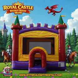 Royal Castle Bounce House 15x15