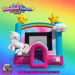 Enchanted Unicorn Bounce House 15x15