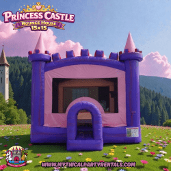 Princess Castle Bounce House 15x15