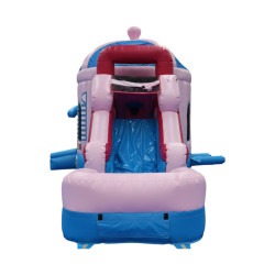 Tea20Party20tea20pot20white20cat20Wet20Dry20bounce20house 5 Tea Party Single Lane Wet/Dry Combo