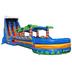 Tsunami20beach20tropical20palm20tree20summer202720foot20we 1 27ft Tsunami Plunge Water Slide Dual Lane