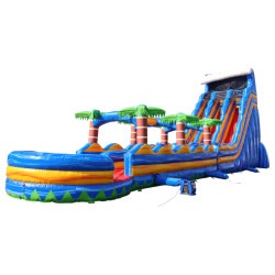 Tsunami20beach20tropical20palm20tree20summer202720foot20we 5 27ft Tsunami Plunge Water Slide Dual Lane