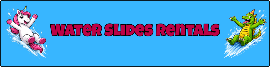 water slide rentals mythical party rentals